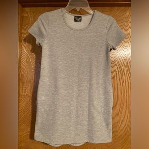 32. Cool girls, soft gray dress.